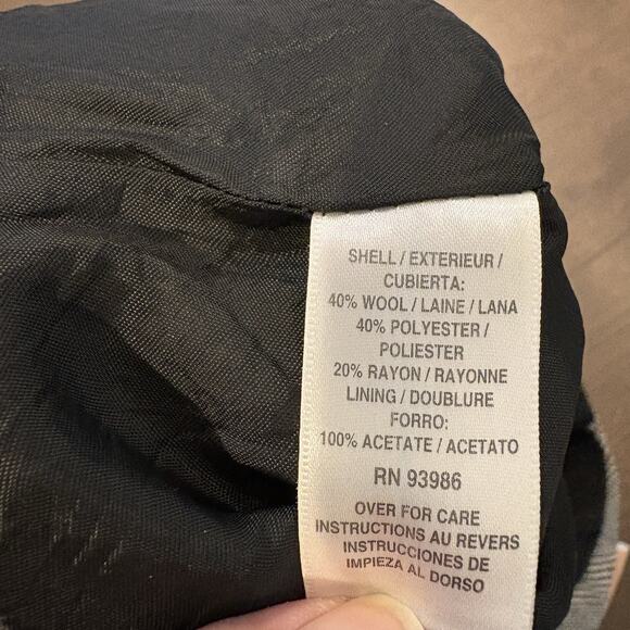 Petite Sophisticate Skirt Size 8 Wool Blend Glen Plaid A-Line Office Made Italy - Picture 11 of 13